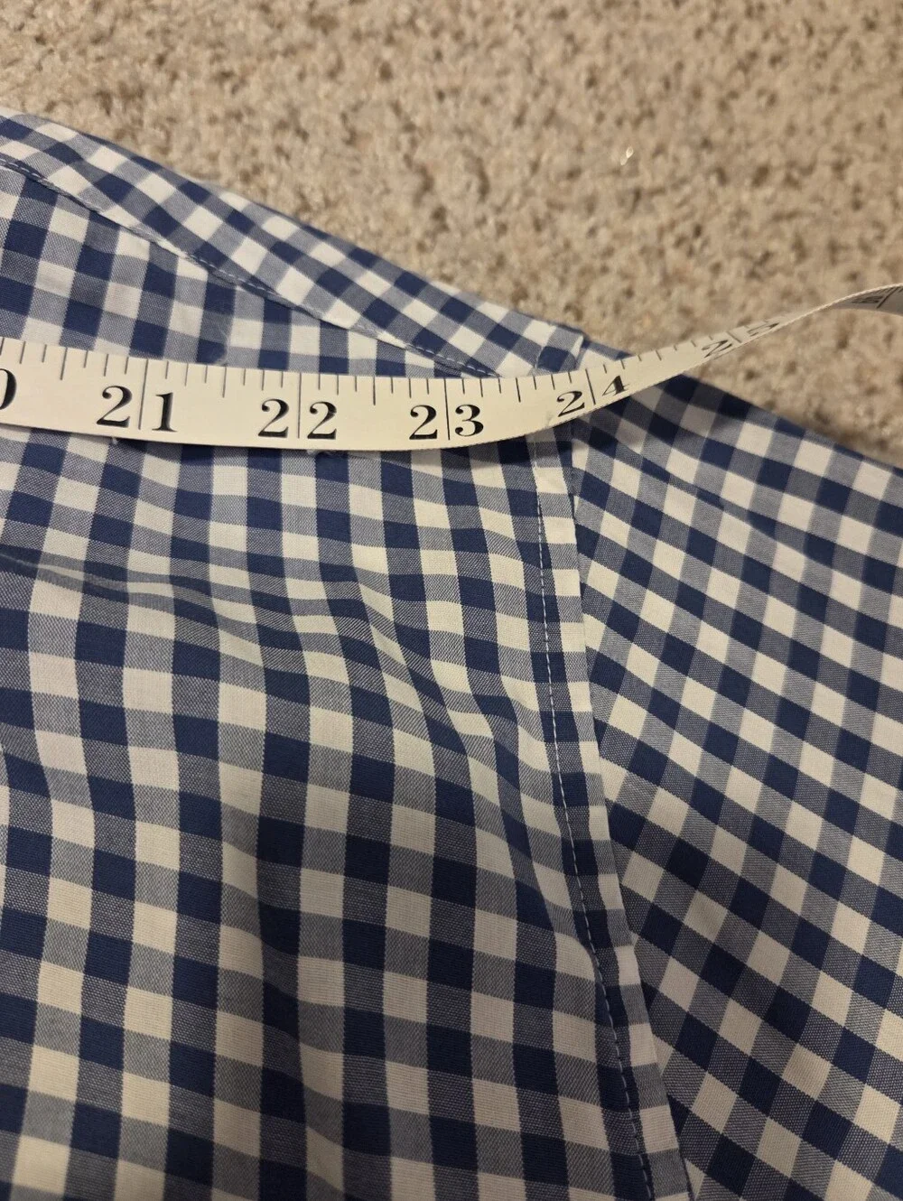 Vineyard Vines Classic Fit Tucker Shirt Blue White Checker Gingham Men's 4X